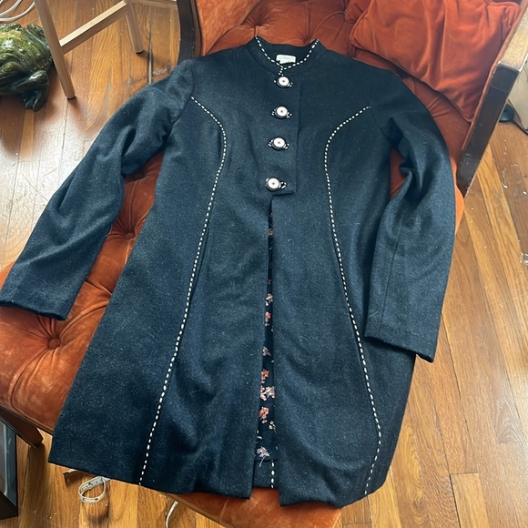 Beautiful Anthro wool coat - Picture 2 of 8